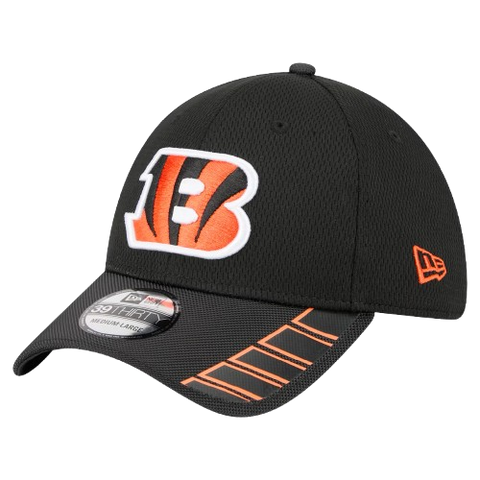 Cincinnati Bengals New Era 39THIRTY Visor Hit 2.0 Stretch Fit - Black