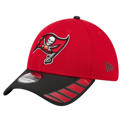 Tampa Bay Buccaneers New Era 39THIRTY Visor Hit 2.0 Stretch Fit - Red