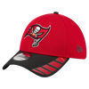 Tampa Bay Buccaneers New Era 39THIRTY Visor Hit 2.0 Stretch Fit - Red
