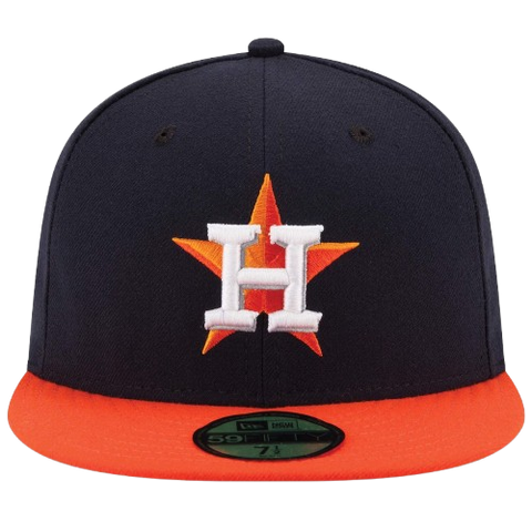 Houston Astros New Era 59FIFTY Pro Fit Hat - Navy & Orange
