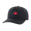Toronto Blue Jays '47 Golden Age Replica Hitch Hat - Black with Red Leaf
