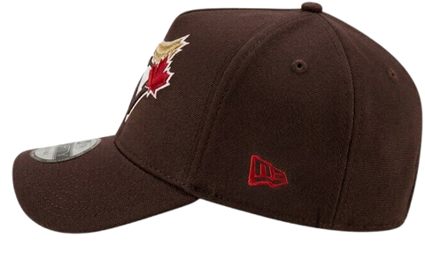 Toronto Blue Jays A-Frame 9FORTY Adjustable  - Burnt Wood