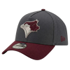 Toronto Blue Jays A-Frame 9FORTY Adjustable  - Granite & Burgundy