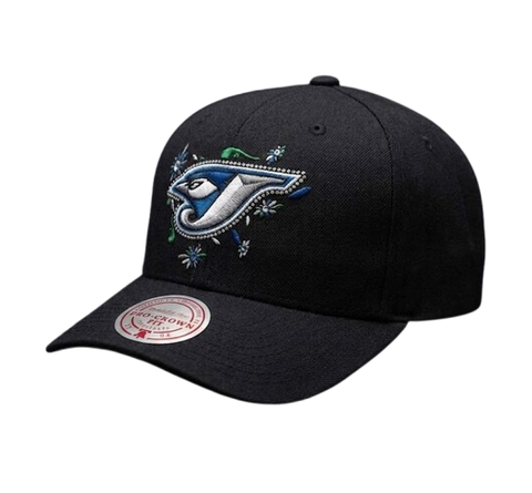 Toronto Blue Jays Mitchell & Ness Day of the Dead Pro Crown Snapback - Black