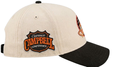 Vancouver Canucks Vintage New Era 9FORTY A-Frame Snapback - Two-Tone