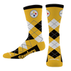 Pittsburgh Steelers Argyle Socks Men's Size 10-13