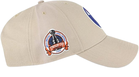Edmonton Oilers Sure Shot 47 MVP Hat - Khaki