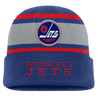 Winnipeg Jets Vintage Fanatics Single Fold Toque - Striped