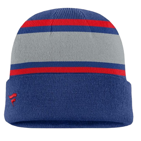 Winnipeg Jets Vintage Fanatics Single Fold Toque - Striped