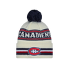 Montreal Canadiens Cuffed Knit Toque with Pom – Cream