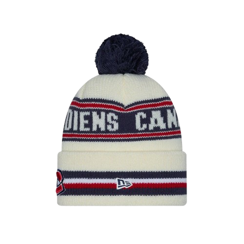 Montreal Canadiens Cuffed Knit Toque with Pom – Cream