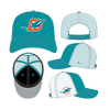 Miami Dolphins New Era 9SEVENTY Stretch-Snap Deceptor Letter Logo Trucker Hat- Teal