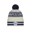 Toronto Maple Leafs Cuffed Knit Toque with Pom – Cream