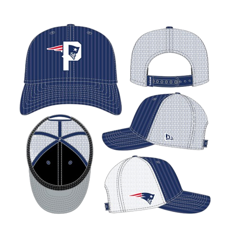 New England Patriots New Era 9SEVENTY Stretch-Snap Deceptor Letter Logo Trucker Hat- Navy