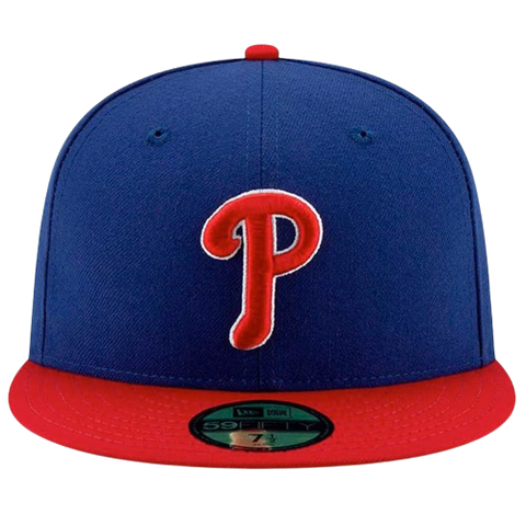 Philadelphia Phillies New Era 59FIFTY Pro Fit Hat Alternate - Blue & Red