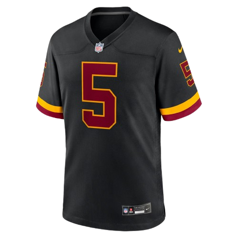 Washington Commanders "Hail Raiser" Jayden Daniels Nike Alternate Game Jersey - Black