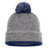 Dallas Cowboys Fanatics Cuffed Knit Toque with Pom - Heather Grey