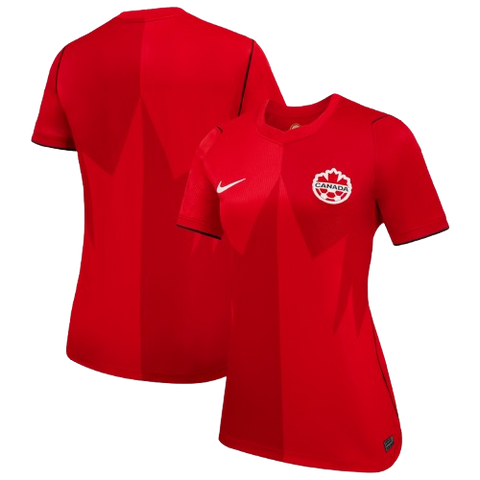 Nike Women's Soccer Canada World Cup 2026 Home Jersey  - Red