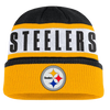 Pittsburgh Steelers Fanatics Oskie Cuffed Knit Toque - Black & Yellow
