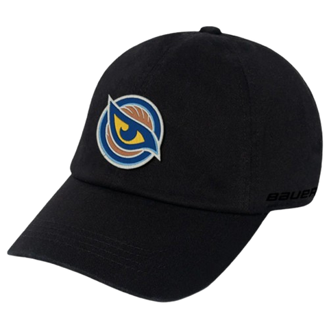 Vancouver Goldeneyes Bauer Adjustable Twill Hat - Black
