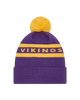 Minnesota Vikings New Era Knit Toque with Pom- Two Tone