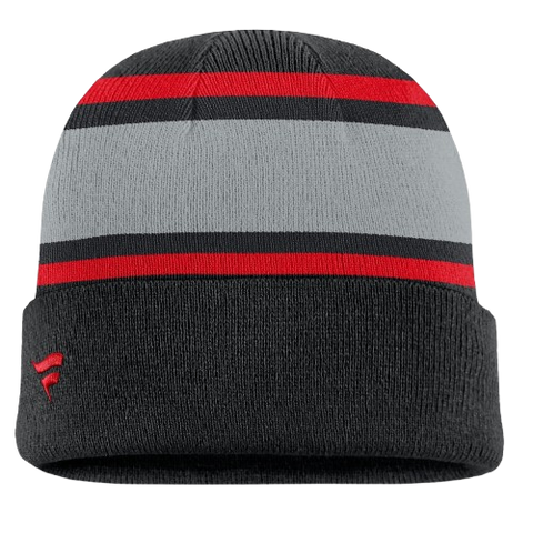 Vancouver Canucks Vintage Fanatics Single Fold Toque - Striped