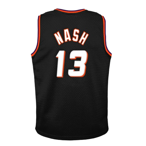 Youth Fit Phoenix Suns Steve Nash Mitchell & Ness '96/97 Hardwood Classic Jersey - Black