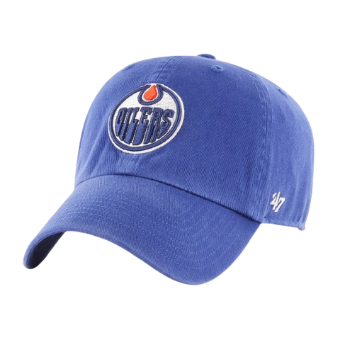 Edmonton Oilers '47 Clean Up Hat - Blue