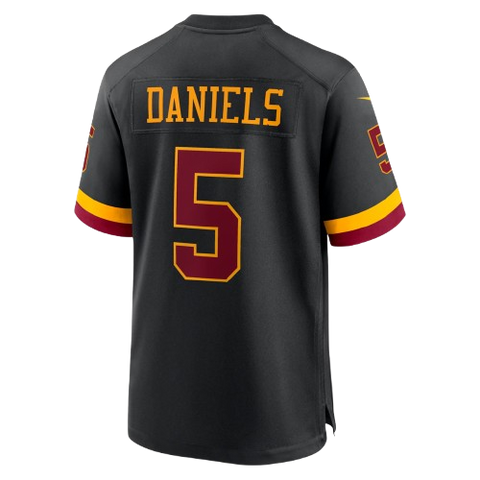 Washington Commanders "Hail Raiser" Jayden Daniels Nike Alternate Game Jersey - Black