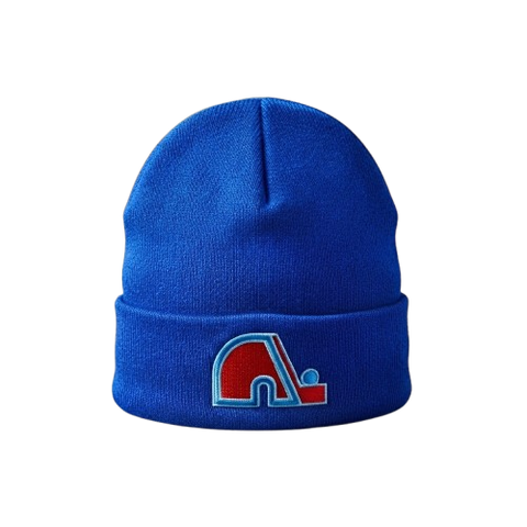 Quebec Nordiques Vintage American Needle Single Fold Toque -Blue