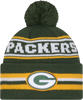 Green Bay Packers New Era Cuffed Knit Toque with Pom – Green