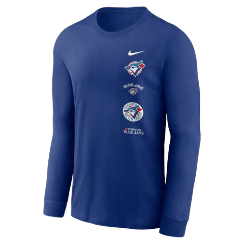 Toronto Blue Jays 50th Season Anniversary Nike Long Sleeve Shirt - Blue