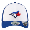 Toronto Blue Jays New Era White Pannel Player Replica 39THIRTY M-Crown Stretch-Fit - Blue & White
