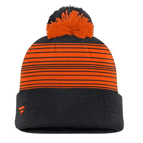 Philadelphia Flyers Spirit Cuffed Knit Toque with Pom
