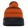 Philadelphia Flyers Spirit Cuffed Knit Toque with Pom