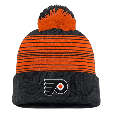 Philadelphia Flyers Spirit Cuffed Knit Toque with Pom