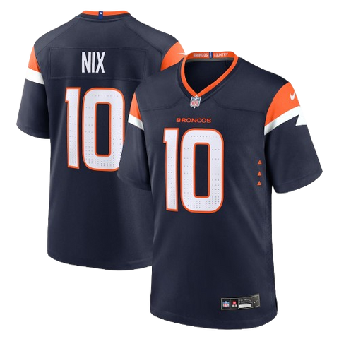 Denver Broncos Bo Nix Alternate Game Jersey - Navy