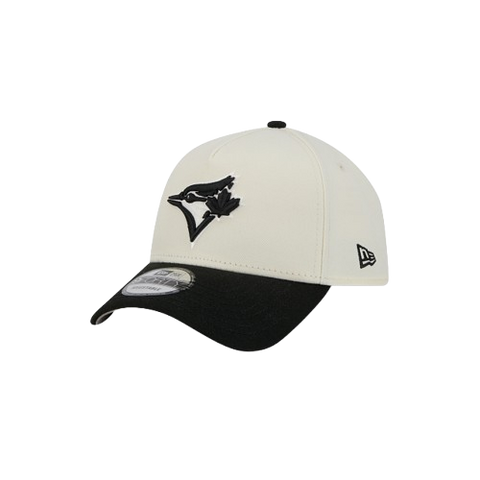 Toronto Blue Jays New Era A-Frame 9FORTY Adjustable - Black & Chrome