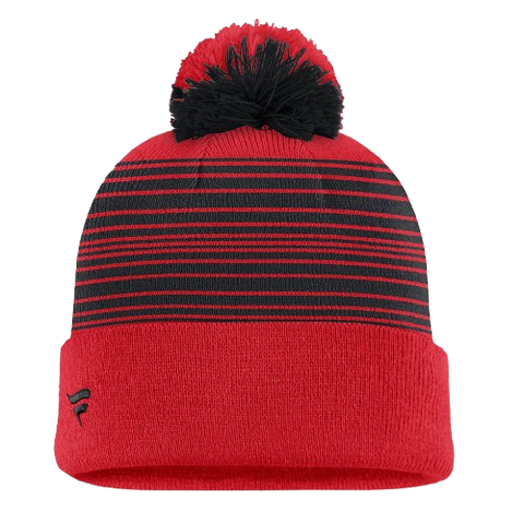 Chicago Blackhawks Spirit Cuffed Knit Toque with Pom