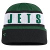 New York Jets Fanatics Oskie Cuffed Knit Toque - Green & Black