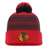 Chicago Blackhawks Spirit Cuffed Knit Toque with Pom