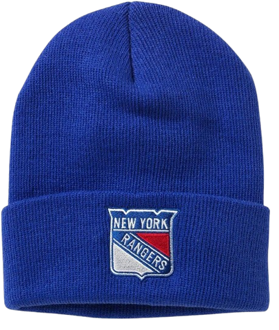 New York Rangers Vintage Single Fold Toque - Blue