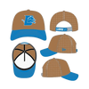 Detroit Lions New Era 9Forty M-Crown A-Frame Deceptor Letter Logo Trucker Hat- Bronze