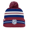 Colorado Avalanche Fanatics Decades Collection Toque With Pom - Maroon