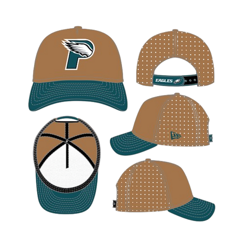 Philadelphia Eagles New Era 9Forty M-Crown A-Frame Deceptor Letter Logo Trucker Hat- Bronze