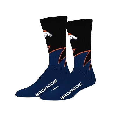 Denver Broncos Socks Men's Size 10-13