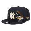 New York Yankees x Looney Tunes: Tasmanian Devil New Era 9FIFTY Snapback - Navy