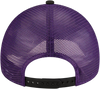 Toronto Raptors New Era 9FORTY A-Frame Trucker Snapback - Black & Purple