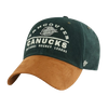 Vancouver Canucks '47 Brand Clean Up Windham Suede Hat - Vintage Black