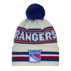 New York Rangers New Era Cuffed Knit Toque with Pom – Cream